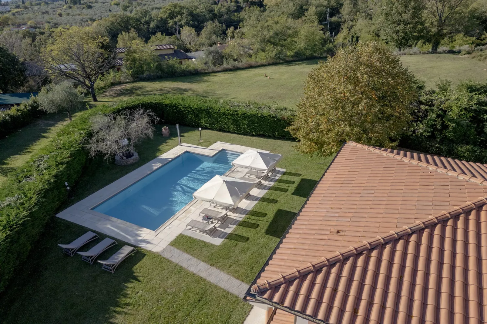 Villa a Loro Ciuffenna - Buitenkant zomer
