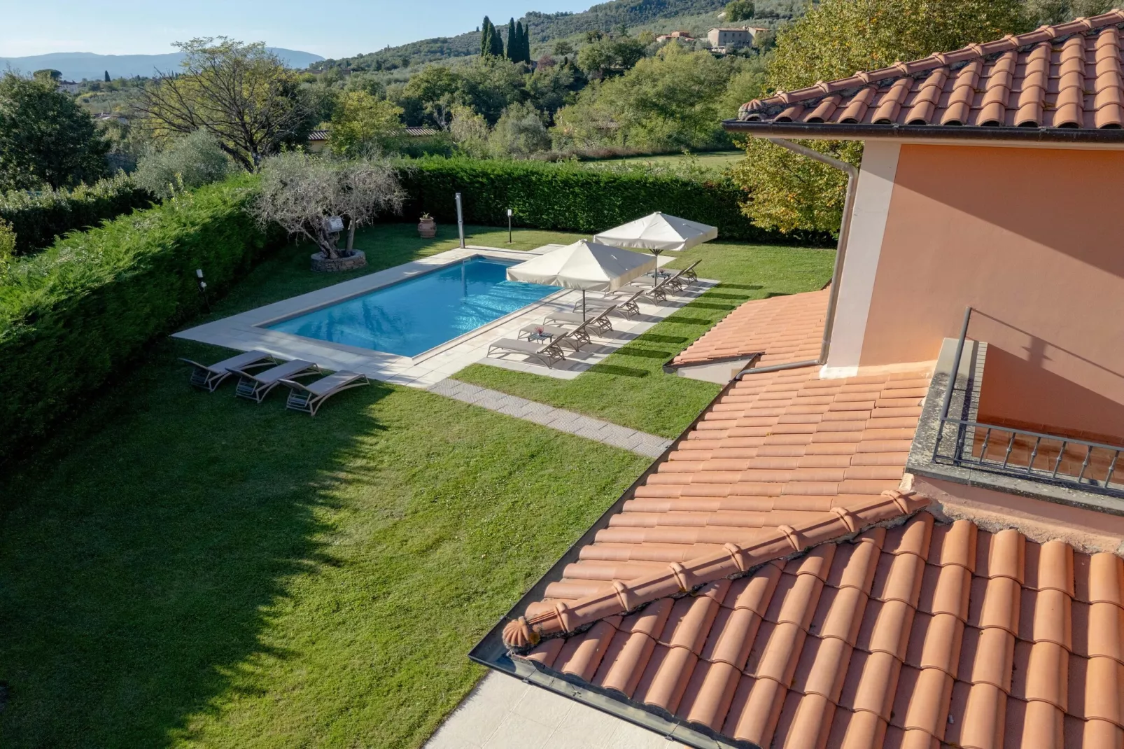 Villa a Loro Ciuffenna - Zwembad