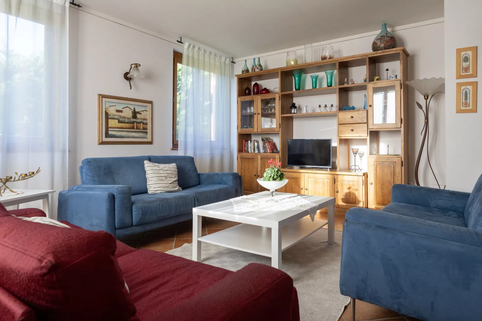 Villa a Loro Ciuffenna - Woonkamer