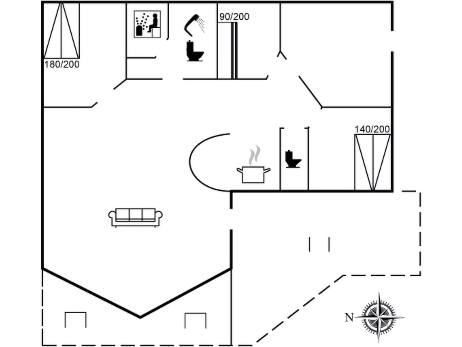 "Ljuba" - 1.3km from the sea