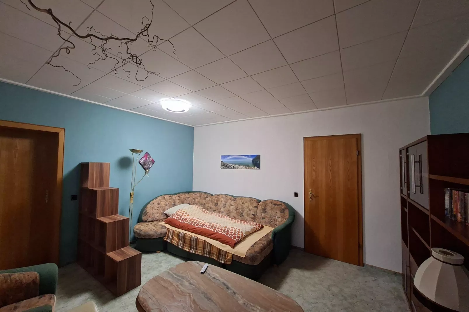 Ferienwohnung OG Staßfurt Schnittke - Woonkamer
