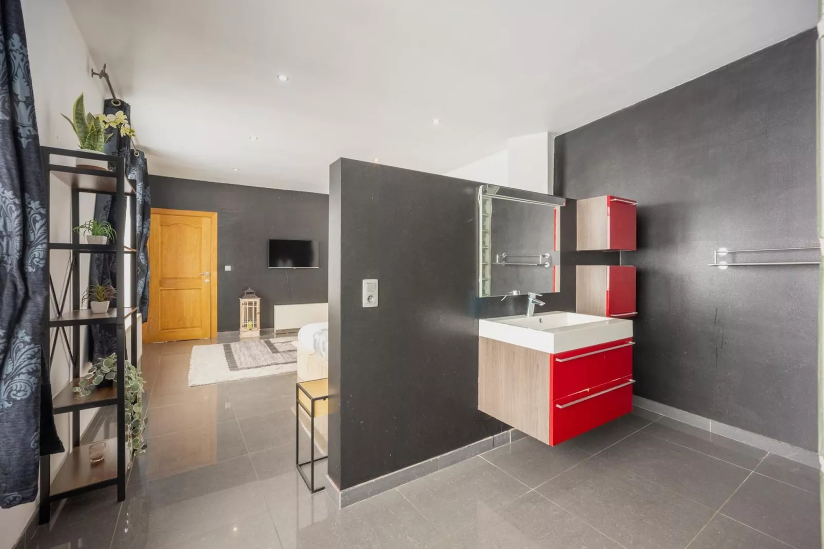 Magnifique maison de vacances pour 10 adultes avec pscine intérieure  Sauna Bains à remous et  Hamam - Badkamer