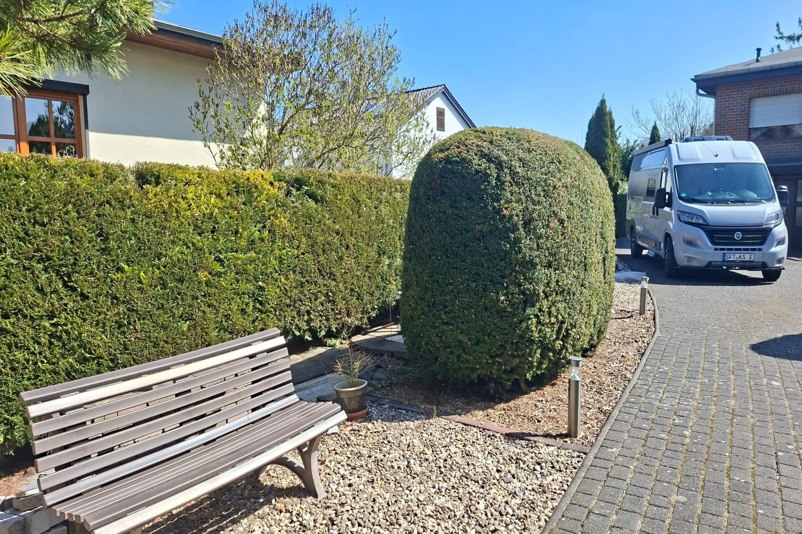 Ferienwohnung OG Staßfurt Schnittke - Terrasbalkon