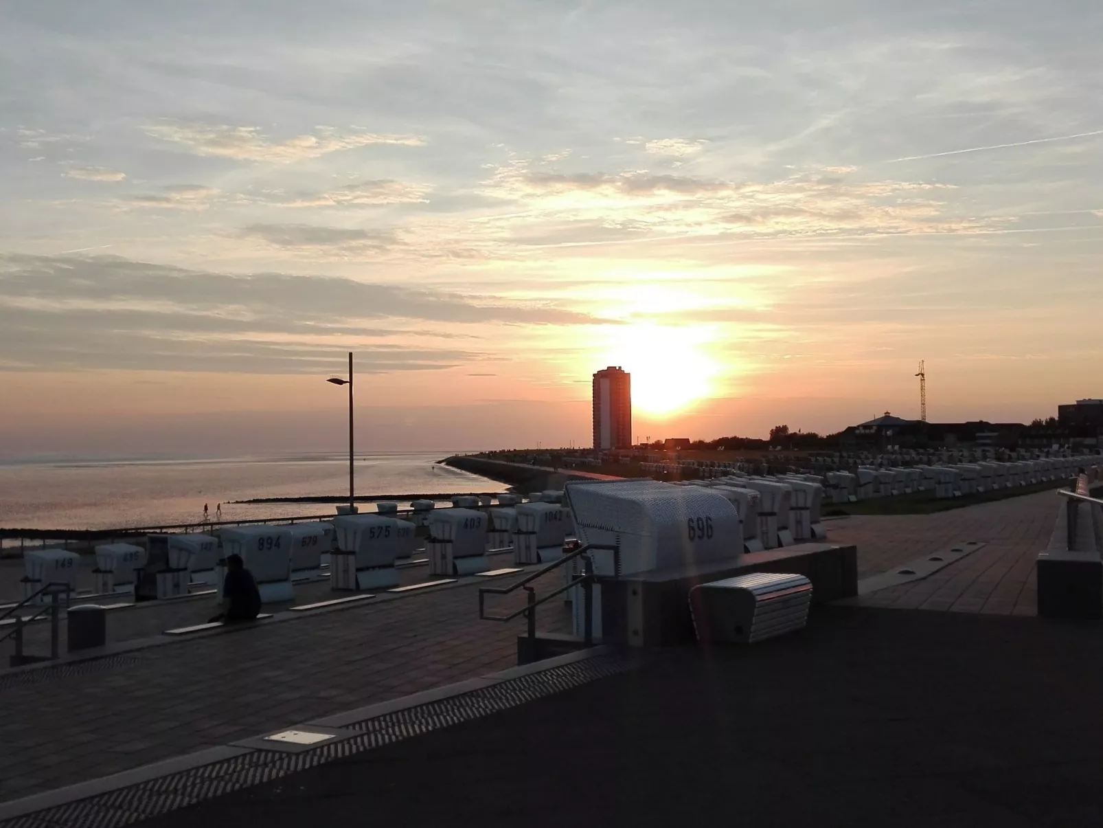 Haus Meeresbrise Wohn. Nr. 3 mit Balkon - Buiten