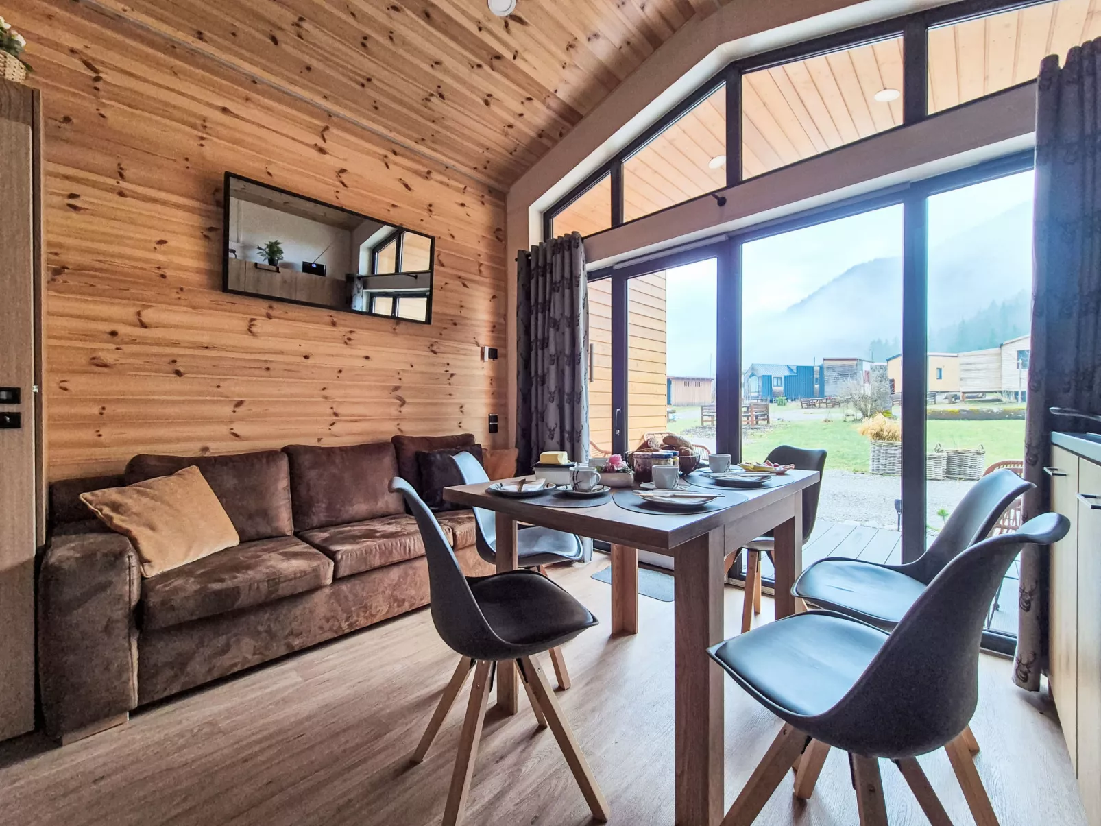 Tiny Haus Glockenalm-Chalet Wendelstein - Binnen