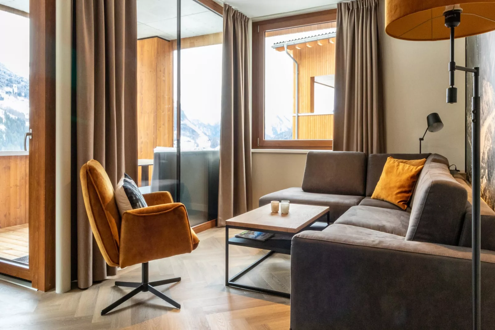 Resort Silvretta 9 - Woonkamer