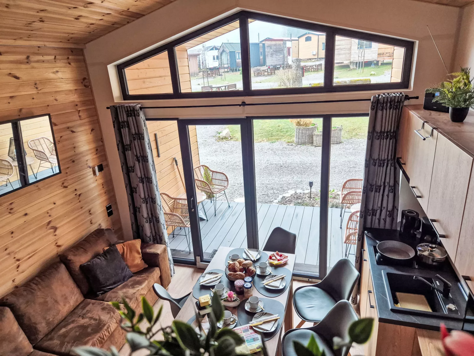 Tiny Haus Glockenalm-Chalet Wendelstein - Binnen