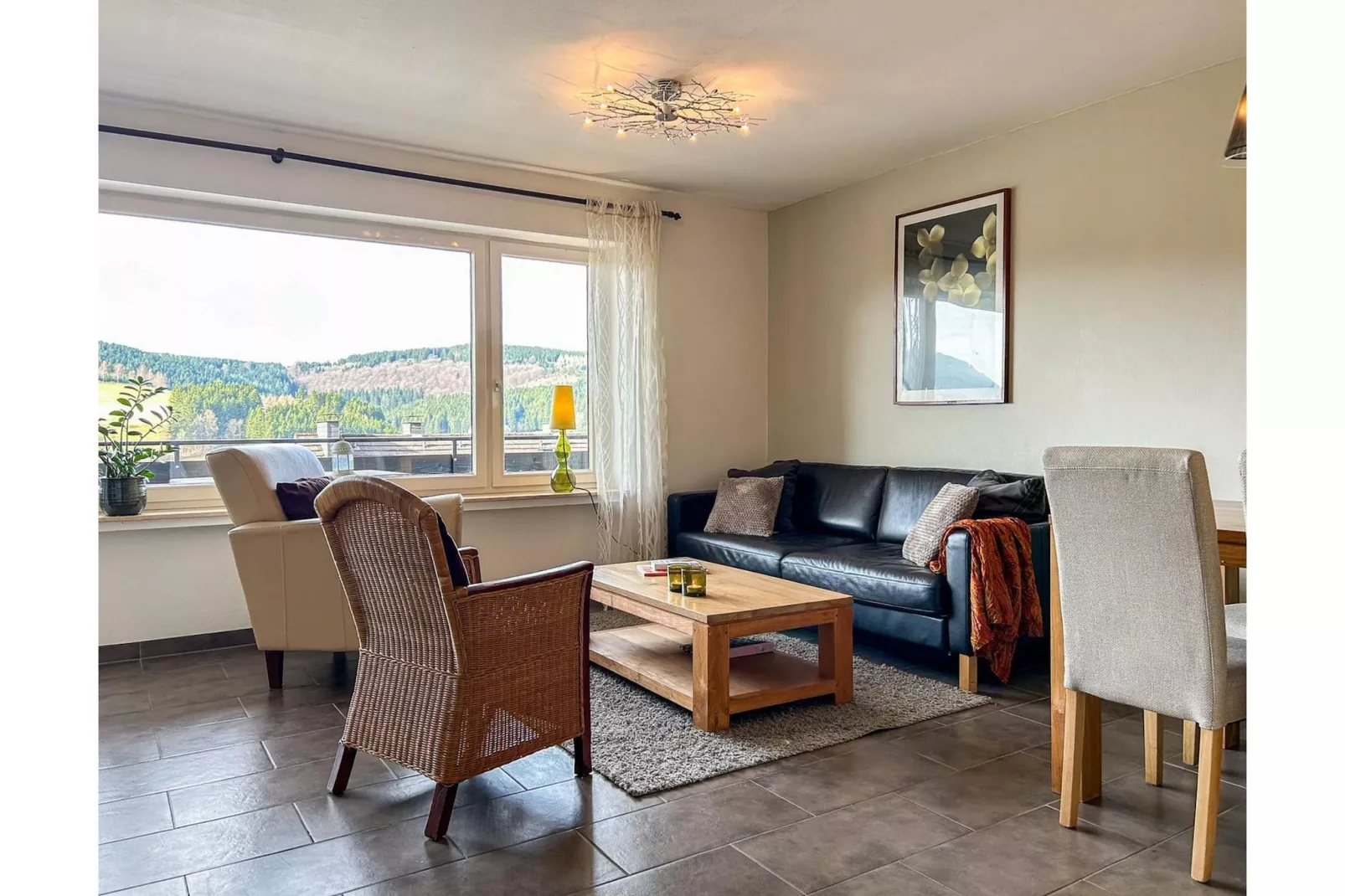 Appartment Schöne Aussicht - Woonkamer