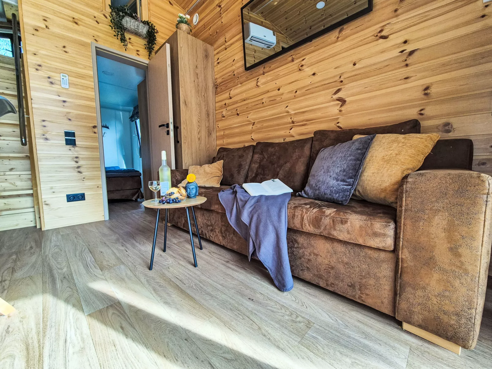 Tiny Haus Glockenalm-Chalet Wendelstein - Binnen