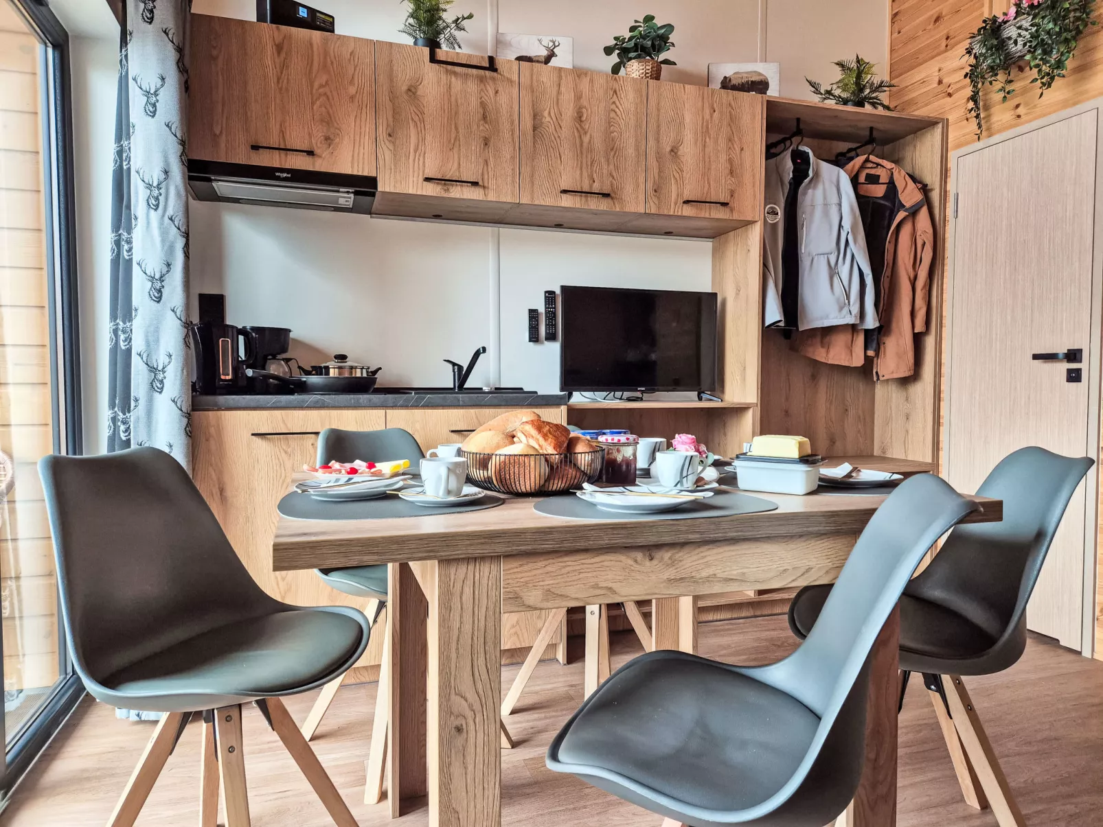Tiny Haus Glockenalm-Chalet Wendelstein - Binnen
