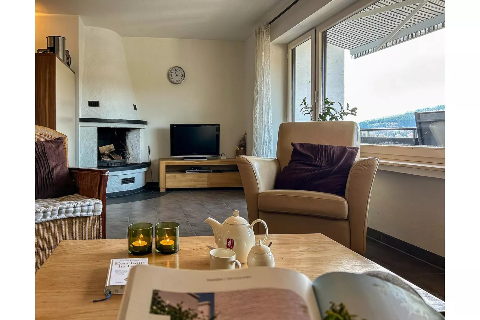 Appartment Schöne Aussicht - Woonkamer