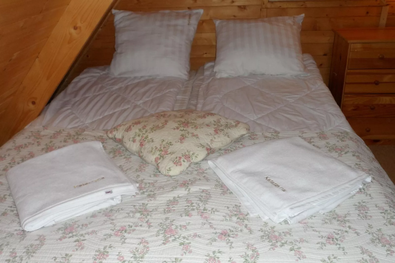 Domki letniskowe dla 5 osób Sarbinowo-Slaapkamer