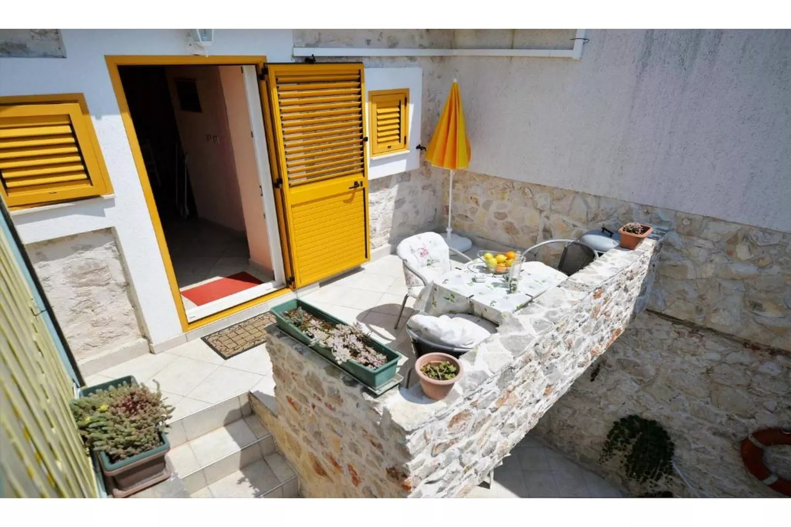 Apartments Sunce - Yellow A1 - Terrasbalkon