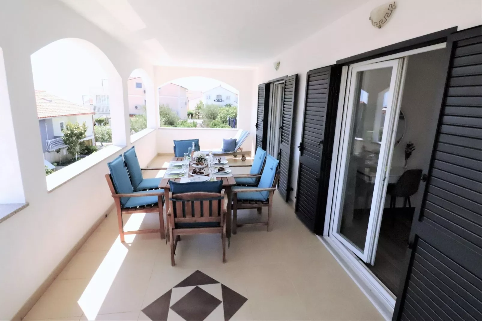 Villa Mendula - Terrasbalkon