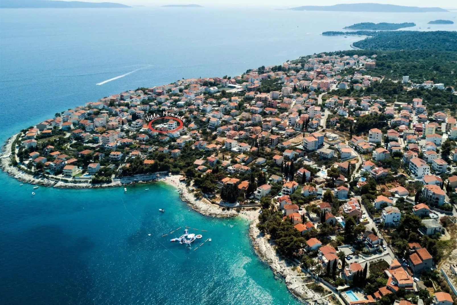 Villa Mendula - Gebieden zomer 20km