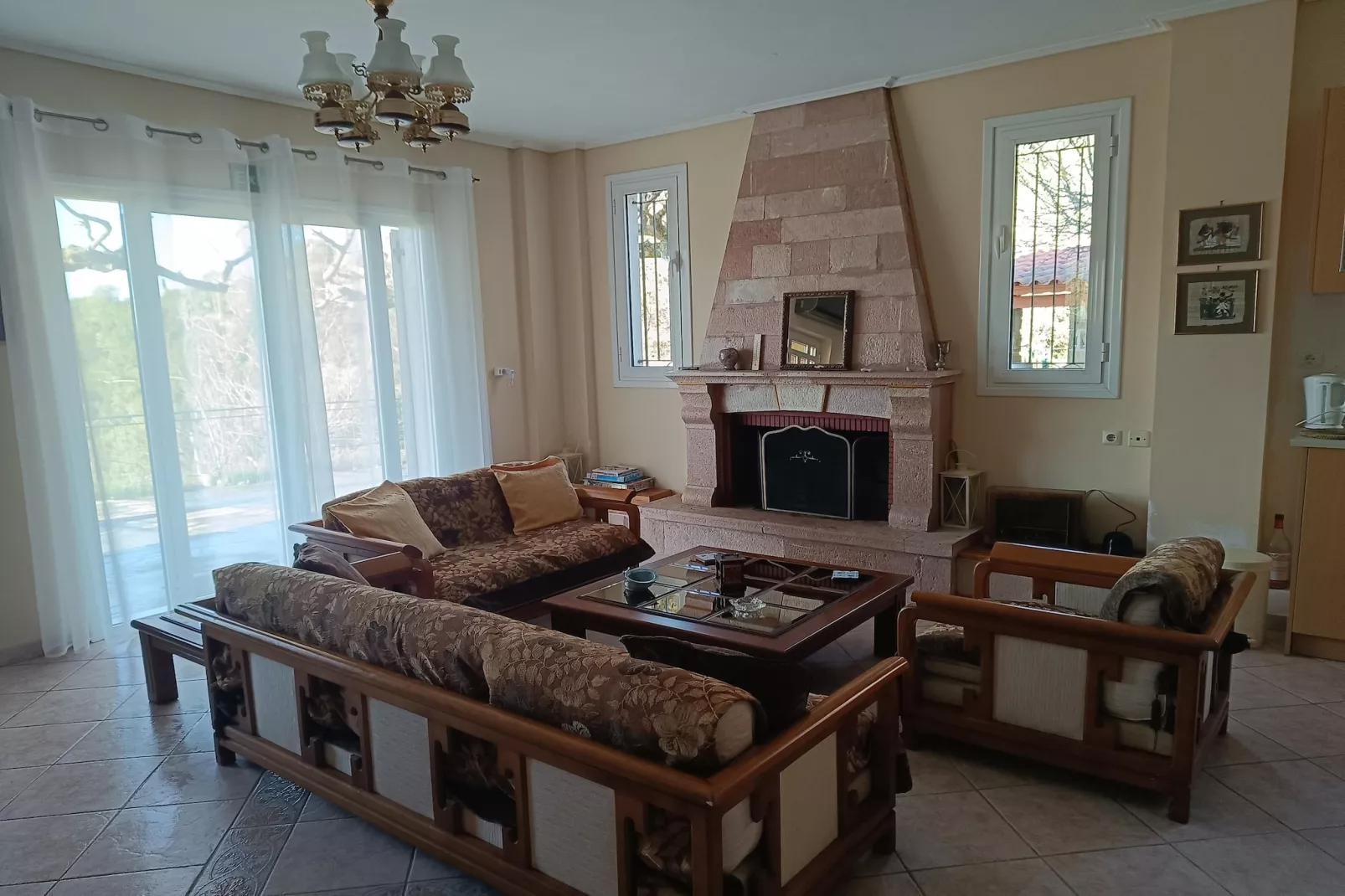 Vacation home Kakkos - Woonkamer