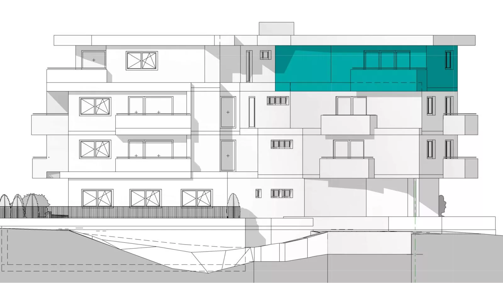 City Apartments Jenbach Top 16 - Plattegrond