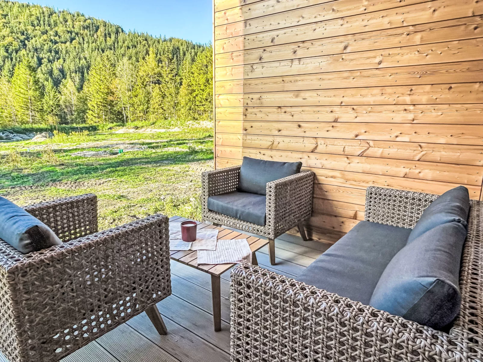 Tiny Haus Glockenalm-Chalet Alpenzauber - Buiten
