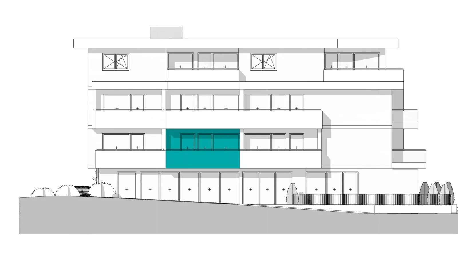 City Apartments Jenbach Top 3 - Plattegrond