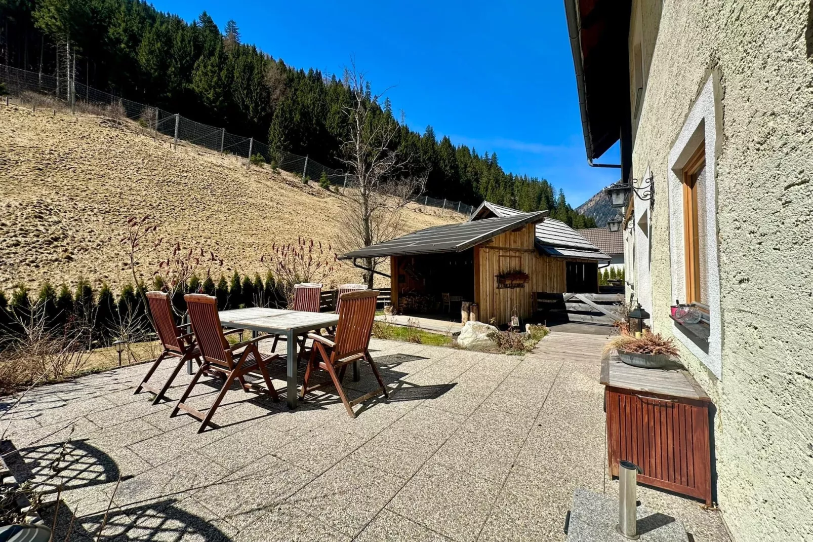 Ferienhaus Krapflgeusche - Tuin winter