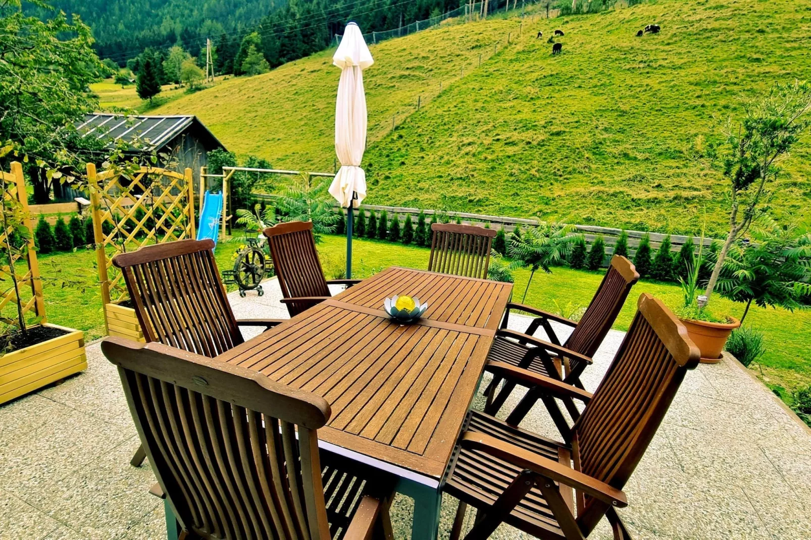 Ferienhaus Krapflgeusche - Buitenkant zomer