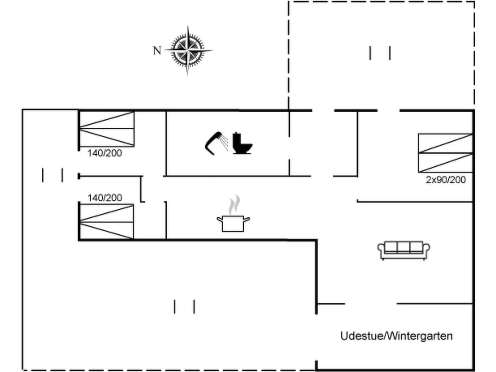 "Ullamaj" - 700m from the sea - Binnen
