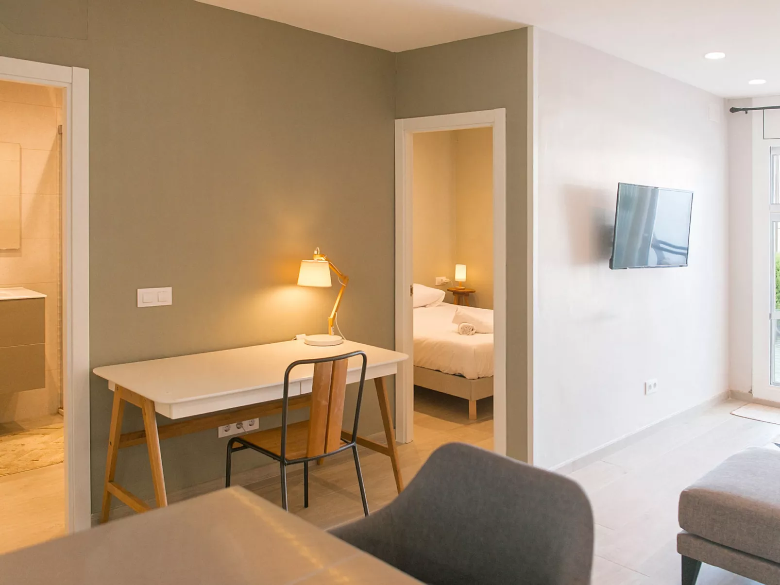 WELCS APARTAMENTO 234 EMP con una gran terraza - Binnen