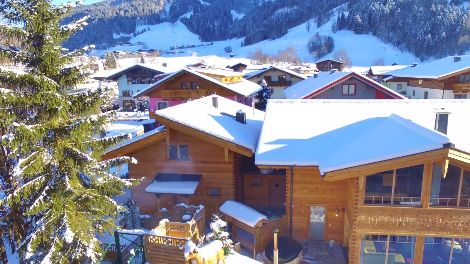 Luxury Lodge Kaprun Ost A-Exterieur winter