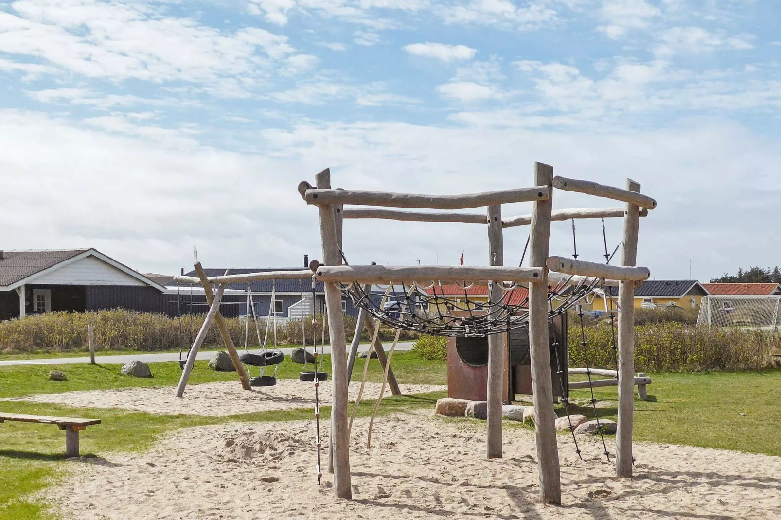 Rustig vakantiehuis in Harboøre gelegen in de natuur-Uitzicht