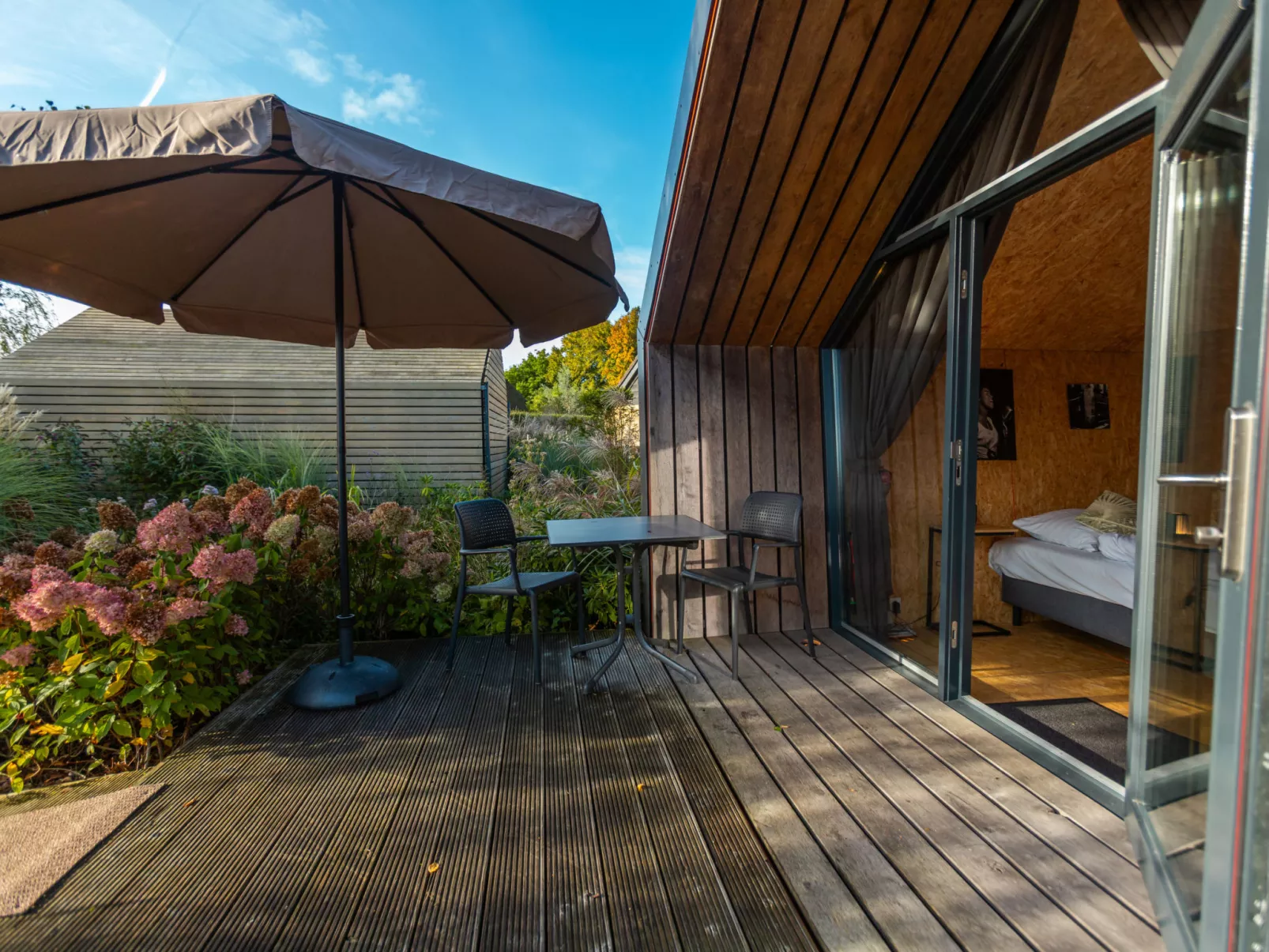 Vakantiepark Wiedense meren - Tiny house - Buiten