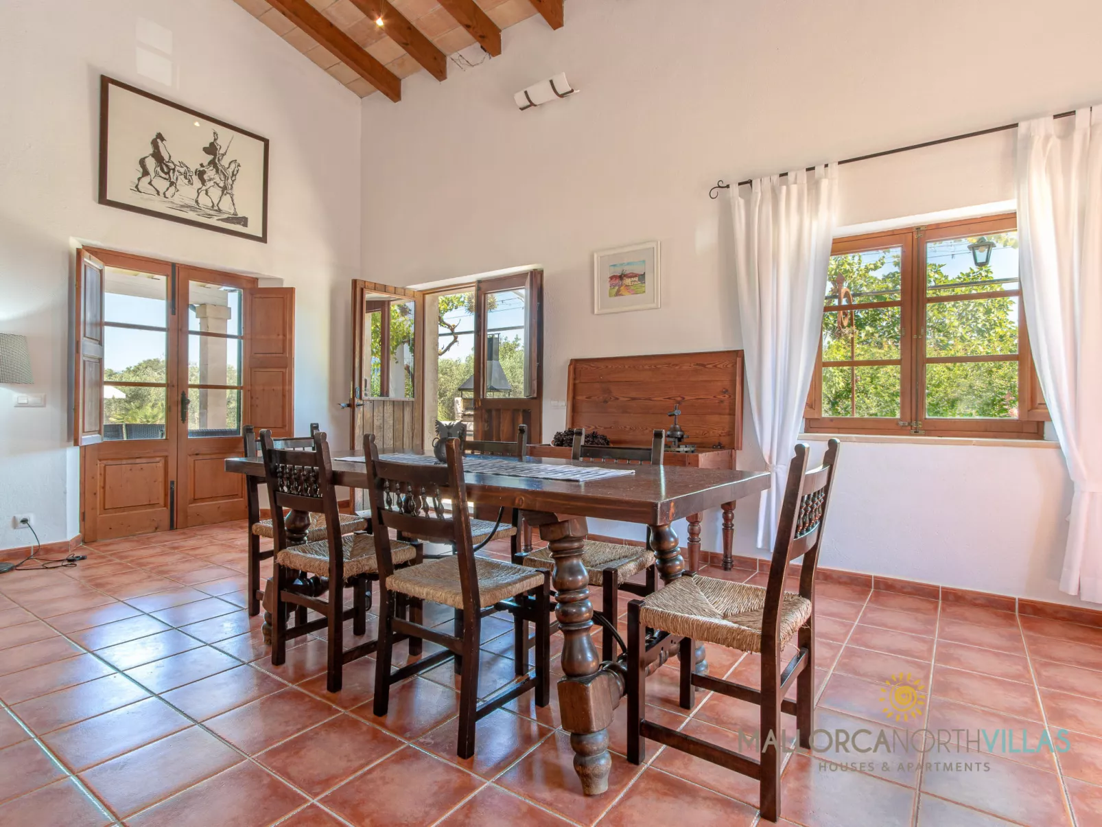 Cal Mercader Gran Villa con Piscina y Jardín - Binnen