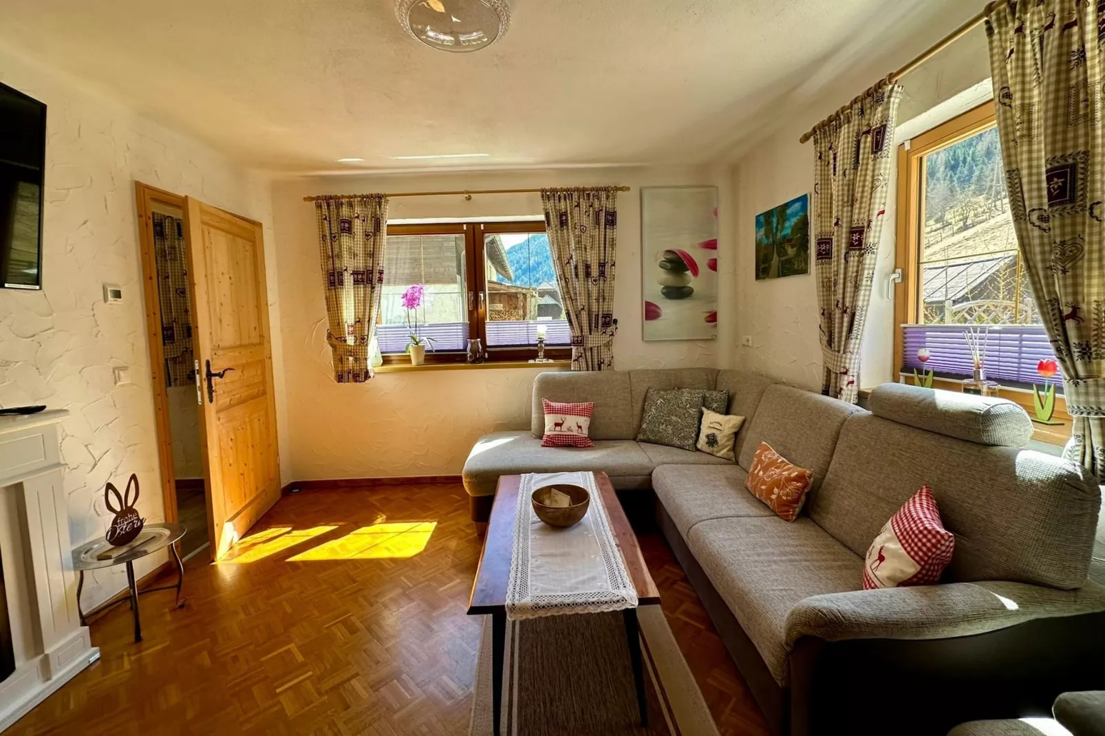 Ferienhaus Krapflgeusche - Woonkamer