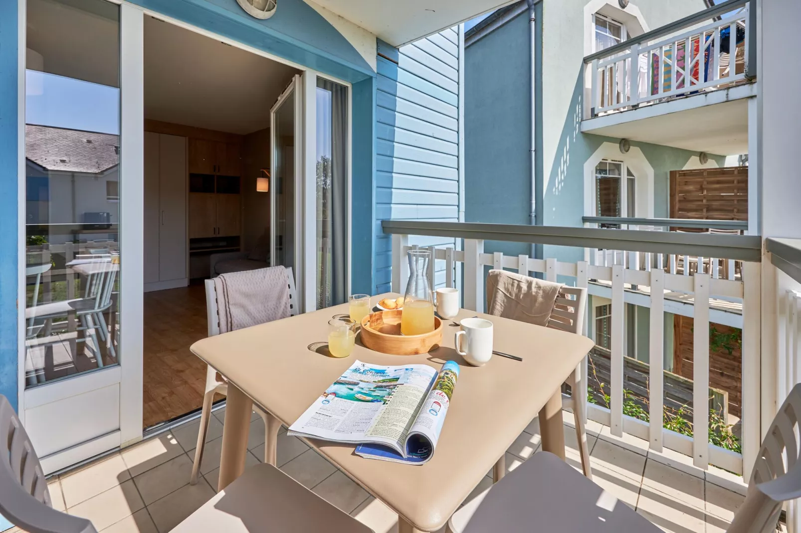 Residence Le Chant des Oiseaux Courseulles-sur-Mer - 24 Standard Apt 4 p - 1 bedroom-Terrasbalkon