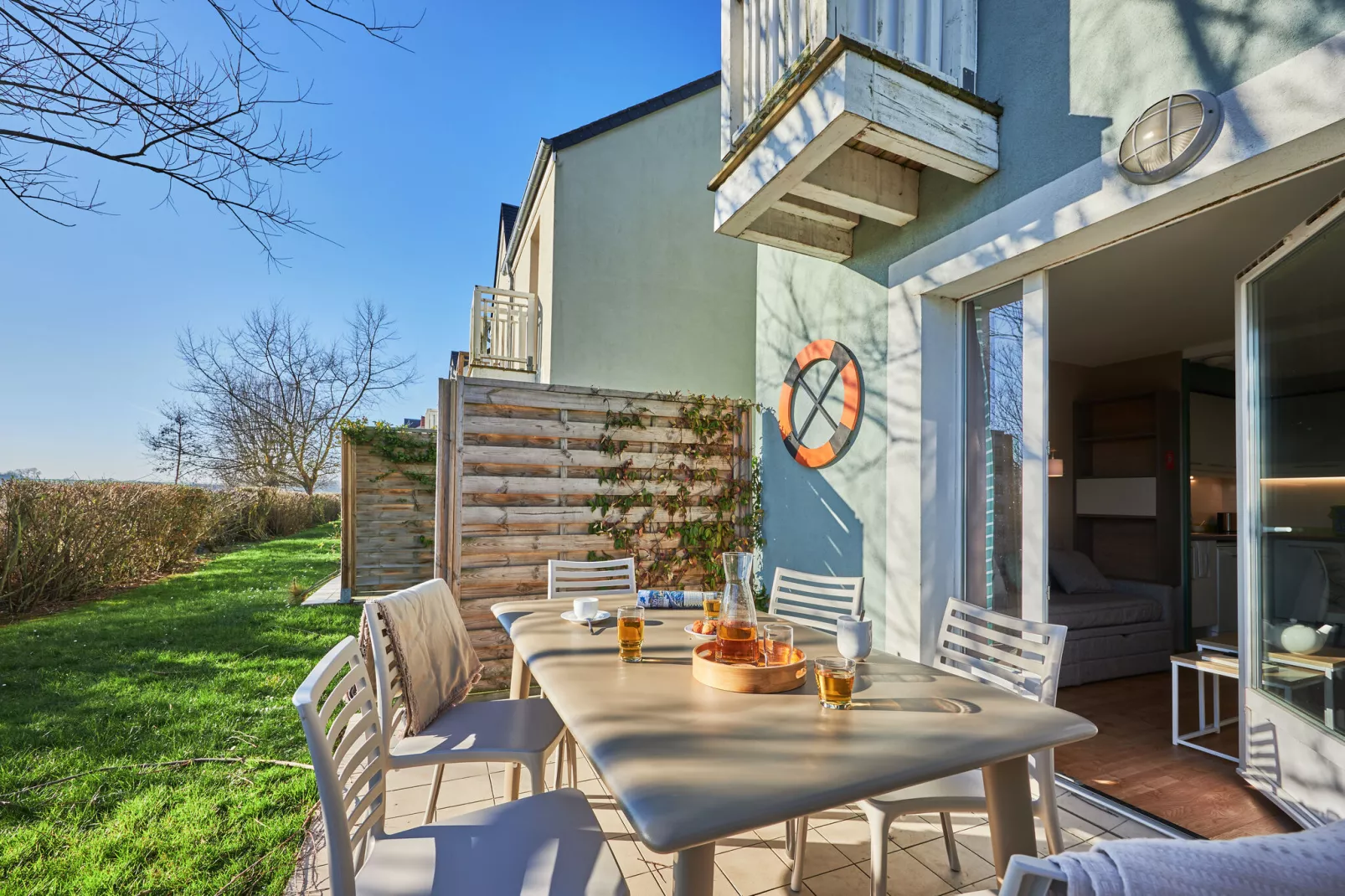 Residence Le Chant des Oiseaux Courseulles-sur-Mer - M6 Standard House 6 p - 2 bedrooms - terrasse-Terrasbalkon