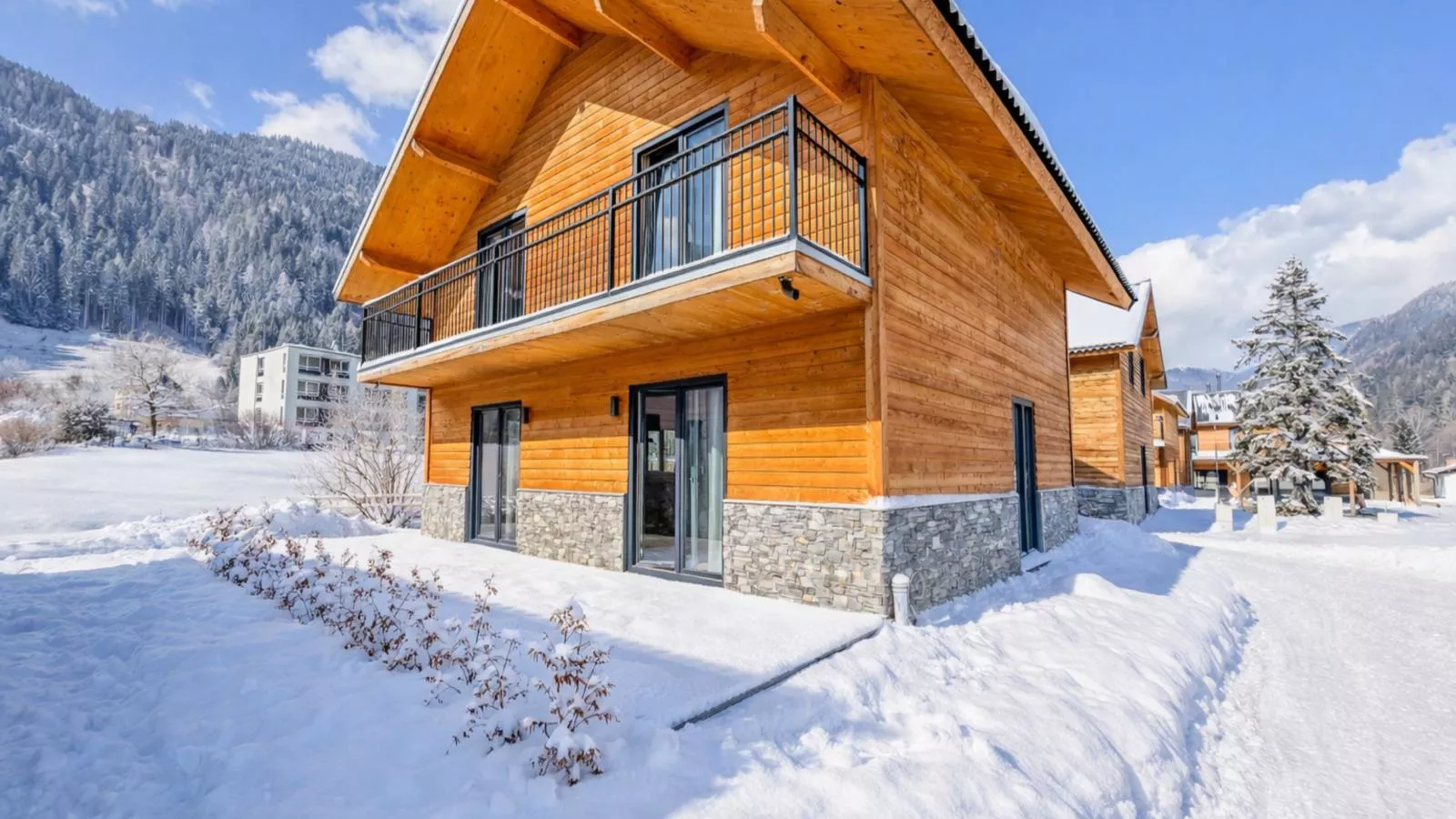 Alpenchalet Afritz am See - Exterieur winter