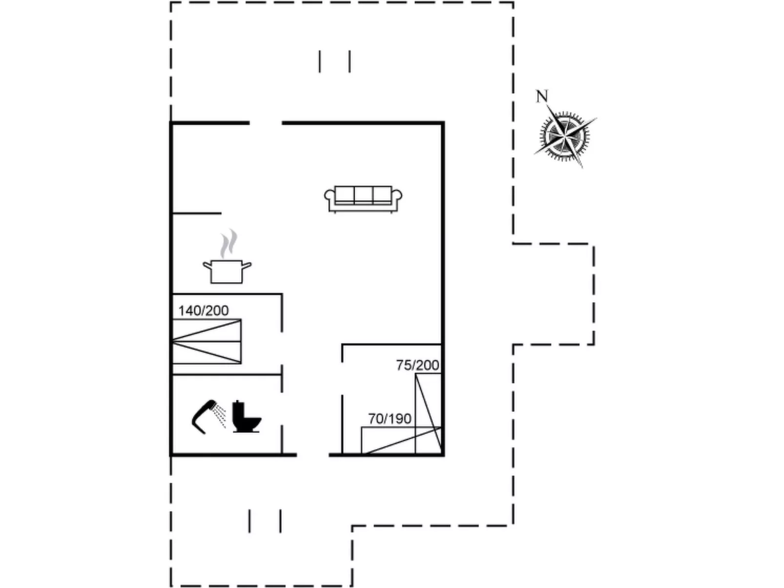 "Egonie" - 100m from the sea