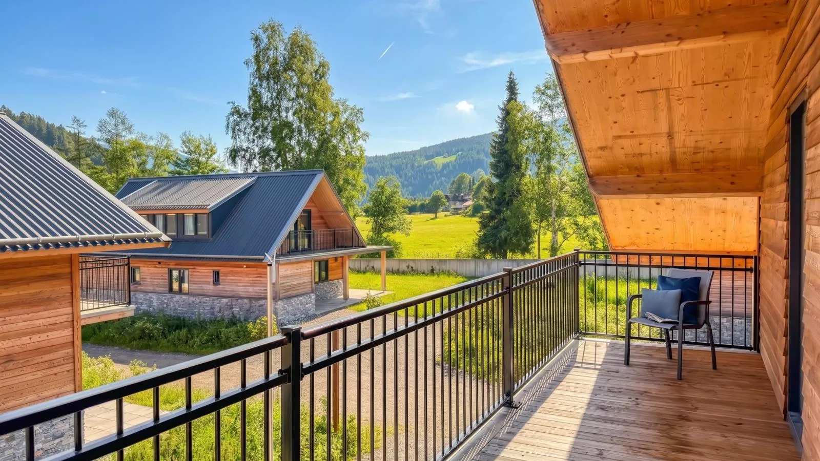 Berg und See - Terrasbalkon
