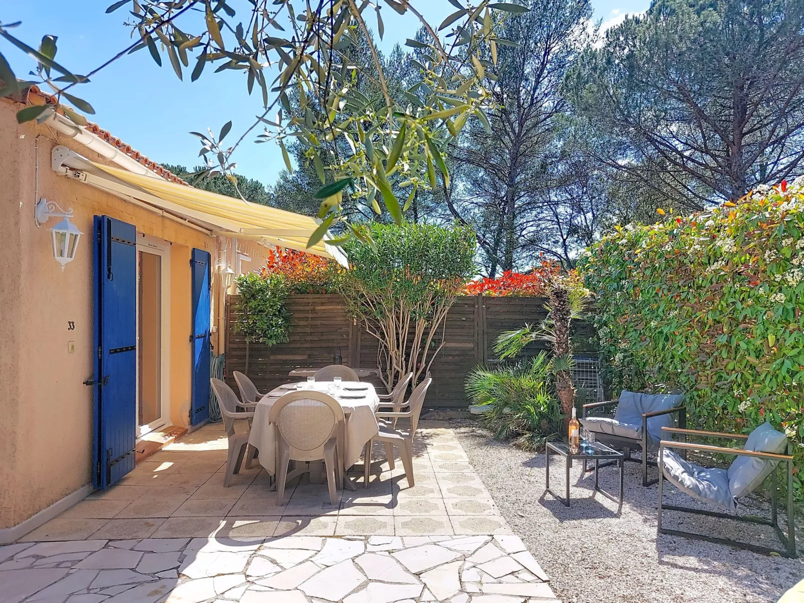 Tiny Blue - Buiten