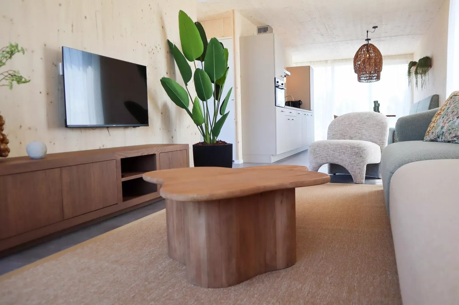 Bungalow Ocean Deluxe 8 Person - Woonkamer