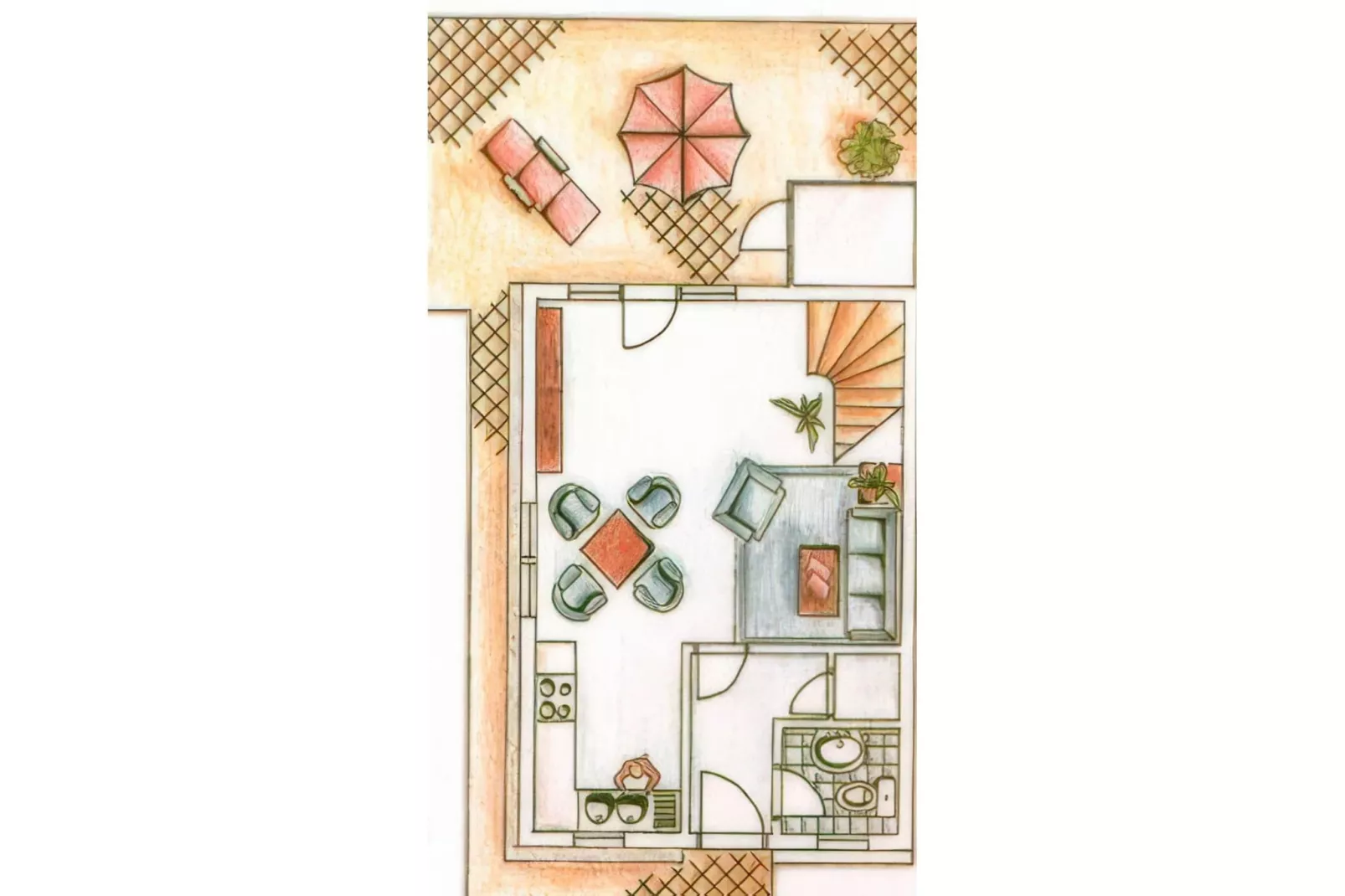 Ferienhaus in Hasselfelde - Haus 319 Auerhahn - Plattegrond