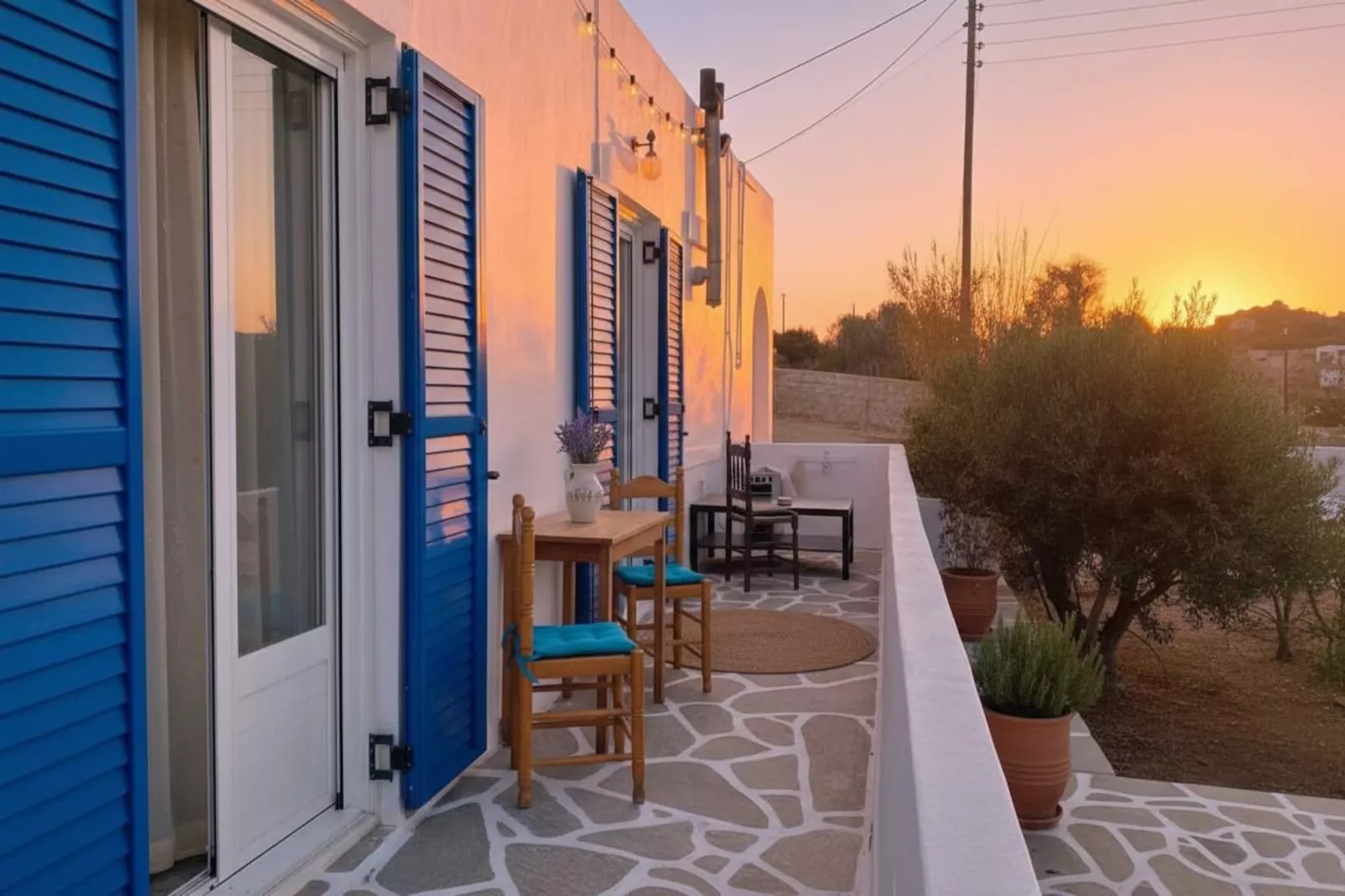 Blue Marsis Apt Paros Escape - Terrasbalkon