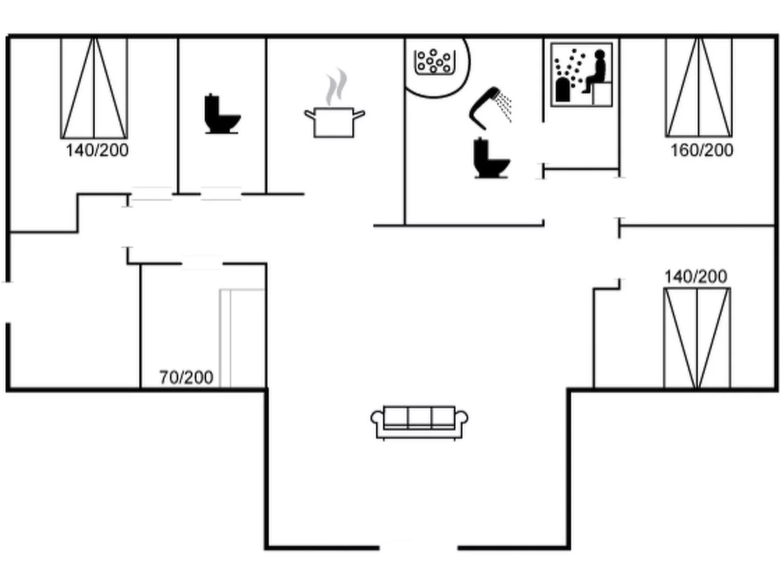 "Antoinetta" - 350m from the sea - Binnen