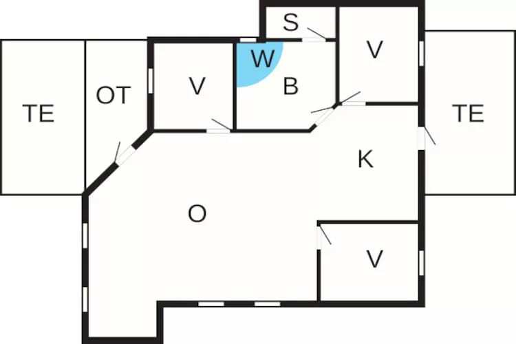 6 persoons vakantie huis in Hadsund-By Traum - Plattegrond