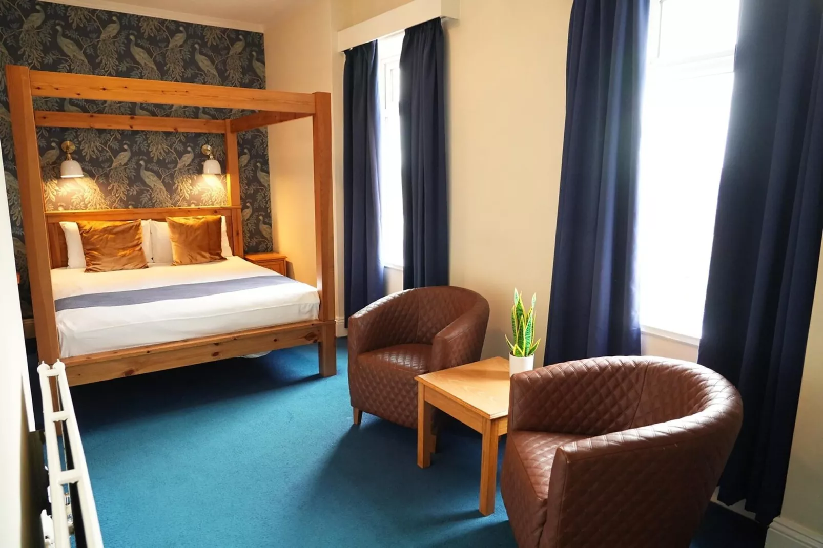 Double Room with Four Poster Bed - Slaapkamer