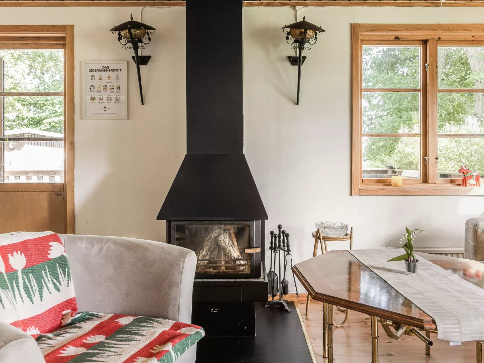 Kjuge Nya Huset-Binnen