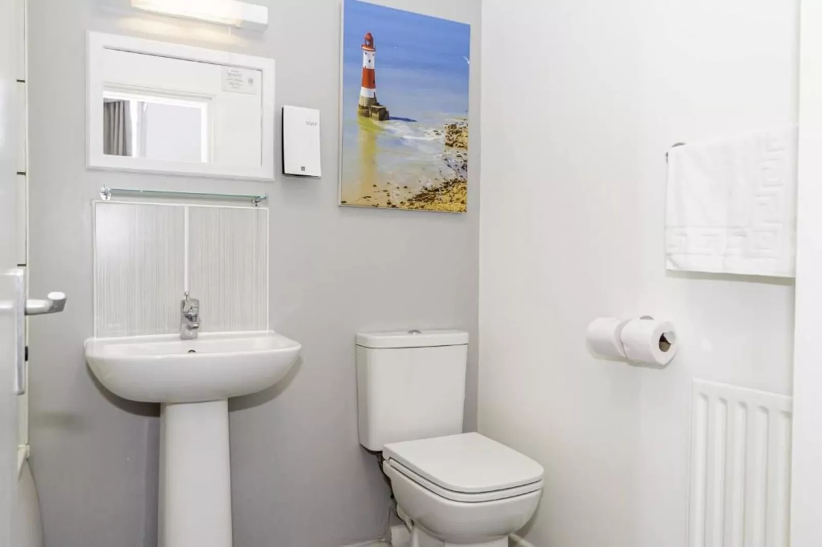 Twin Room with Sea View - Badkamer