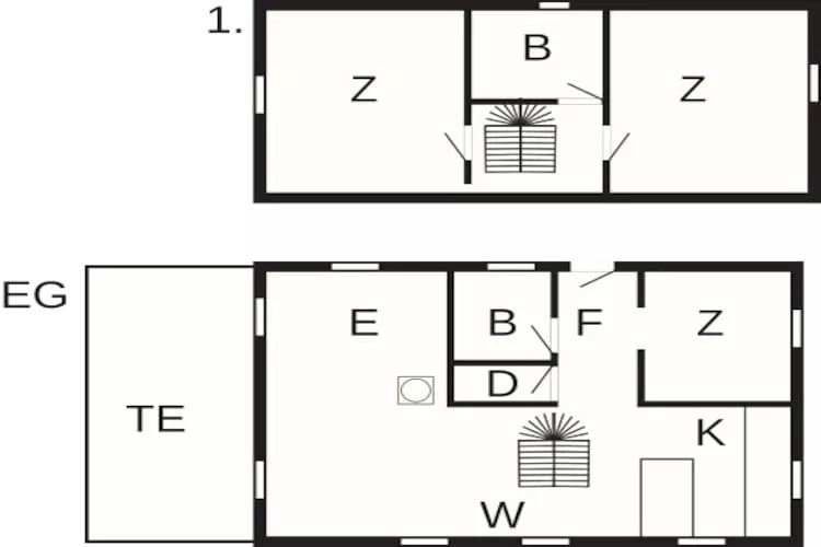 6 persoons vakantie huis in Ulfborg - Plattegrond
