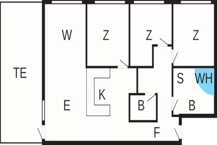 6 persoons vakantie huis in Ringkøbing - Plattegrond