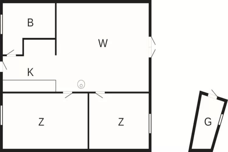 Kustplezier Toevluchtsoord-By Traum - Plattegrond