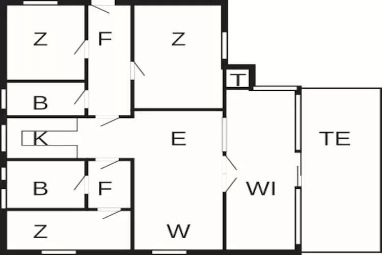 5 persoons vakantie huis in Ålbæk - Plattegrond